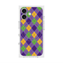 プレミアムスクエアケース with MagSafe［ Argyle - Purple ］