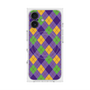 プレミアムスクエアケース with MagSafe［ Argyle - Purple ］