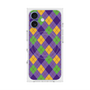 プレミアムスクエアケース with MagSafe［ Argyle - Purple ］