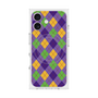 プレミアムスクエアケース with MagSafe［ Argyle - Purple ］