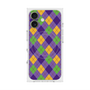 プレミアムスクエアケース with MagSafe［ Argyle - Purple ］