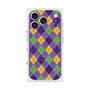 プレミアムスクエアケース with MagSafe［ Argyle - Purple ］