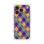 プレミアムスクエアケース with MagSafe［ Argyle - Purple ］
