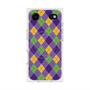 プレミアムスクエアケース with MagSafe［ Argyle - Purple ］