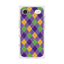 プレミアムスクエアケース with MagSafe［ Argyle - Purple ］