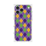 プレミアムスクエアケース with MagSafe［ Argyle - Purple ］