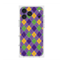 プレミアムスクエアケース with MagSafe［ Argyle - Purple ］