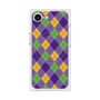 プレミアムスクエアケース with MagSafe［ Argyle - Purple ］