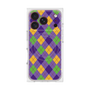 プレミアムスクエアケース with MagSafe［ Argyle - Purple ］