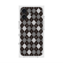 プレミアムスクエアケース with MagSafe［ Argyle - Black ］