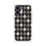プレミアムスクエアケース with MagSafe［ Argyle - Black ］