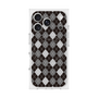 プレミアムスクエアケース with MagSafe［ Argyle - Black ］