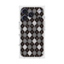 プレミアムスクエアケース with MagSafe［ Argyle - Black ］