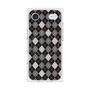 プレミアムスクエアケース with MagSafe［ Argyle - Black ］