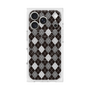 プレミアムスクエアケース with MagSafe［ Argyle - Black ］