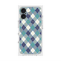 プレミアムスクエアケース with MagSafe［ Argyle - Blue ］