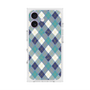 プレミアムスクエアケース with MagSafe［ Argyle - Blue ］