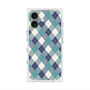 プレミアムスクエアケース with MagSafe［ Argyle - Blue ］