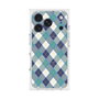 プレミアムスクエアケース with MagSafe［ Argyle - Blue ］