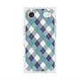 プレミアムスクエアケース with MagSafe［ Argyle - Blue ］
