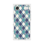 プレミアムスクエアケース with MagSafe［ Argyle - Blue ］