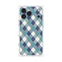 プレミアムスクエアケース with MagSafe［ Argyle - Blue ］