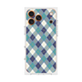 プレミアムスクエアケース with MagSafe［ Argyle - Blue ］