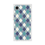 プレミアムスクエアケース with MagSafe［ Argyle - Blue ］