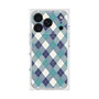 プレミアムスクエアケース with MagSafe［ Argyle - Blue ］