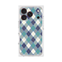 プレミアムスクエアケース with MagSafe［ Argyle - Blue ］