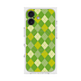 プレミアムスクエアケース with MagSafe［ Argyle - Green ］