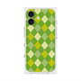 プレミアムスクエアケース with MagSafe［ Argyle - Green ］