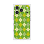 プレミアムスクエアケース with MagSafe［ Argyle - Green ］