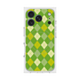 プレミアムスクエアケース with MagSafe［ Argyle - Green ］