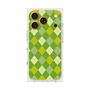 プレミアムスクエアケース with MagSafe［ Argyle - Green ］