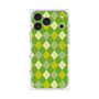 プレミアムスクエアケース with MagSafe［ Argyle - Green ］