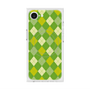 プレミアムスクエアケース with MagSafe［ Argyle - Green ］