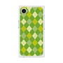 プレミアムスクエアケース with MagSafe［ Argyle - Green ］