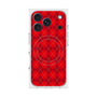 プレミアムスクエアケース with MagSafe［ Argyle - Red ］