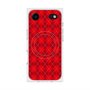 プレミアムスクエアケース with MagSafe［ Argyle - Red ］
