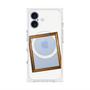 プレミアムスクエアケース with MagSafe［ Photo Frame - White ］
