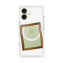 プレミアムスクエアケース with MagSafe［ Photo Frame - White ］