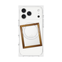 プレミアムスクエアケース with MagSafe［ Photo Frame - White ］