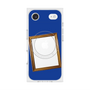 プレミアムスクエアケース with MagSafe［ Photo Frame - Blue ］