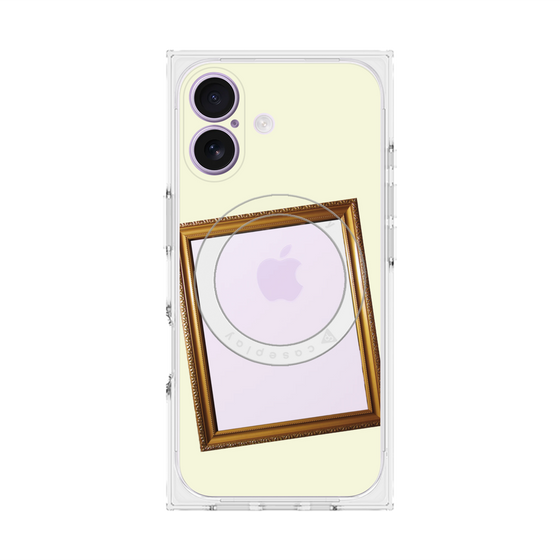 プレミアムスクエアケース with MagSafe［ Photo Frame - Ivory ］