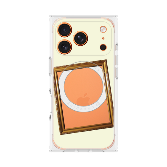 プレミアムスクエアケース with MagSafe［ Photo Frame - Ivory ］