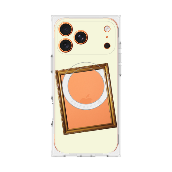 プレミアムスクエアケース with MagSafe［ Photo Frame - Ivory ］