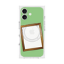 プレミアムスクエアケース with MagSafe［ Photo Frame - Light Green ］