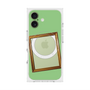 プレミアムスクエアケース with MagSafe［ Photo Frame - Light Green ］