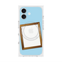 プレミアムスクエアケース with MagSafe［ Photo Frame - Light Blue ］